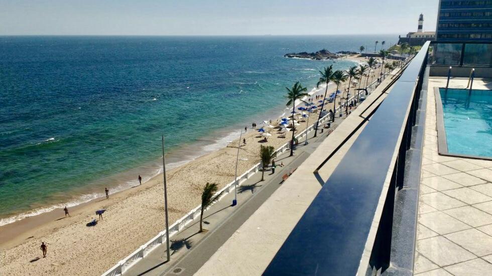 الشقق الفندقية السلفادورفي  Flat Na Barra المظهر الخارجي الصورة